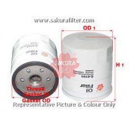C6701 масляный фильтр Sakura