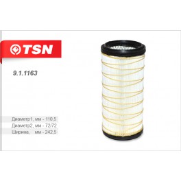 9.1.1163 фильтр воздушный круглый TSN