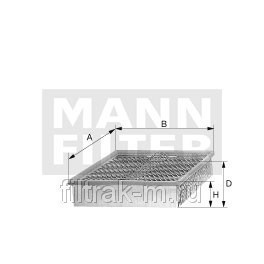 C60230 Фильтр воздушный Mann Filter