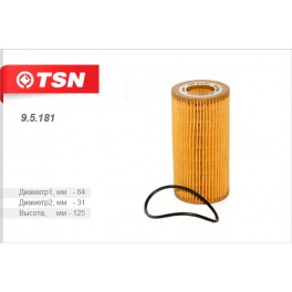 9.5.181 масляный фильтр TSN