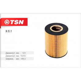 9.5.1 масляный фильтр TSN