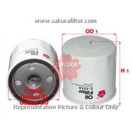 C1514 масляный фильтр Sakura