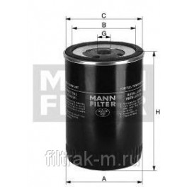 WK723 Фильтр топливный Mann Filter