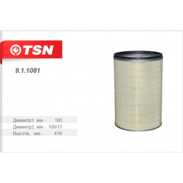 9.1.1081 фильтр воздушный TSN