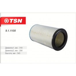 9.1.1108 фильтр воздушный TSN